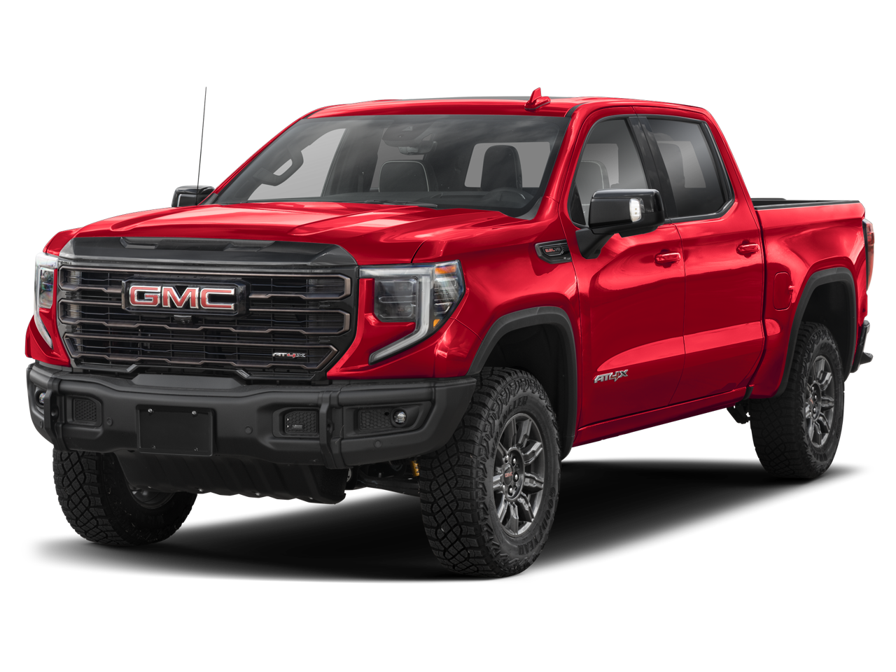 2026 GMC Sierra 1500 AT4X in Onyx Black — front three-quarter view