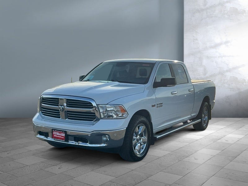 2018 RAM 1500 Big Horn in White — front three-quarter view