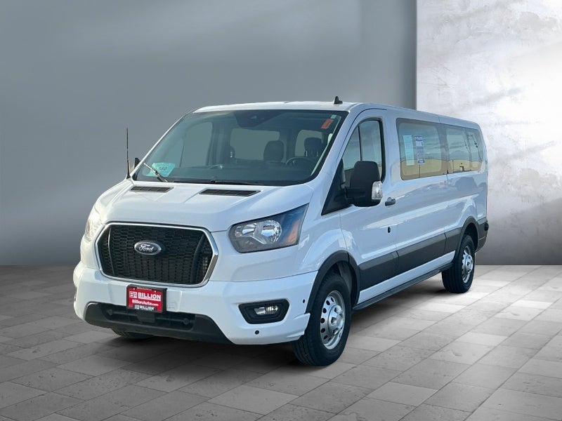 2024 Ford Transit Passenger Wagon XL in White — front three-quarter view