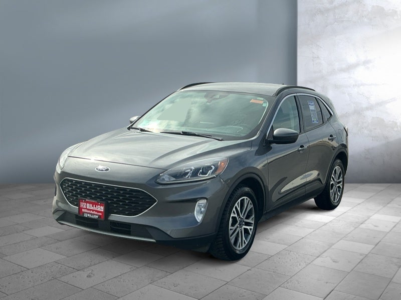2021 Ford Escape SEL in Grey — front three-quarter view