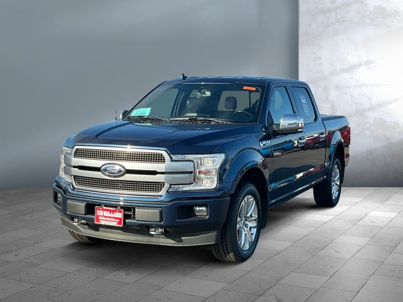 2018 Ford F-150 XL in Blue — front three-quarter view