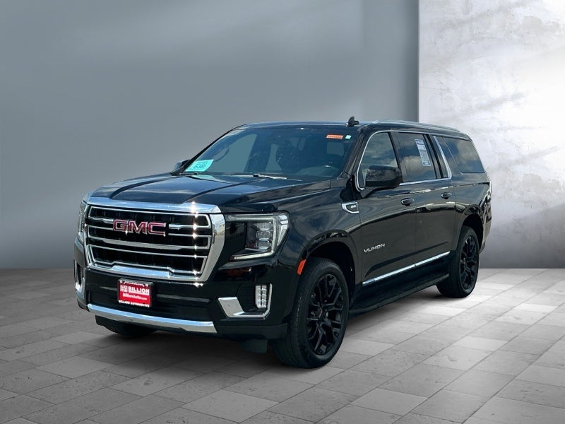 2023 GMC Yukon XL SLT in Onyx Black — front three-quarter view