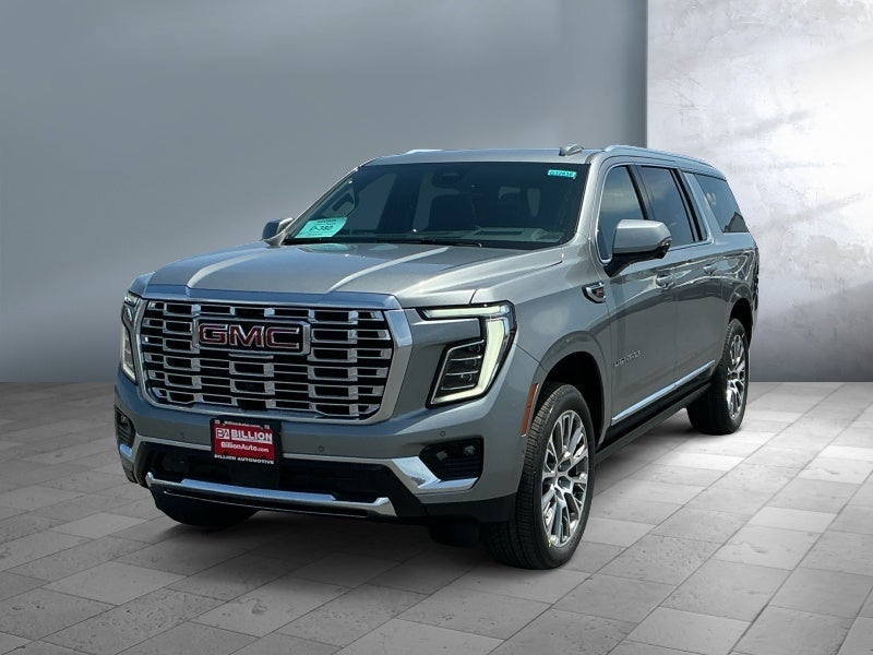 2026 GMC Yukon XL Denali in Sterling Metallic — front three-quarter view