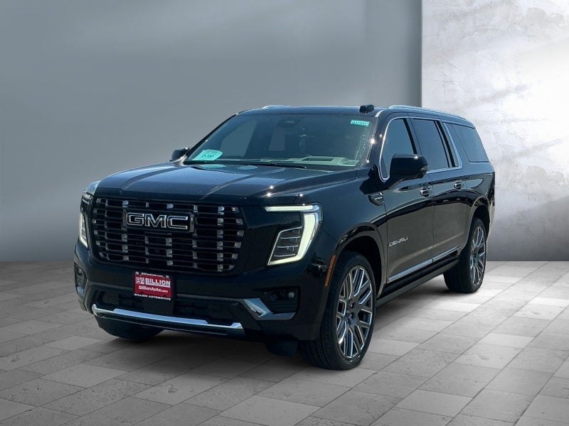 2026 GMC Yukon XL Denali Ultimate in Onyx Black — front three-quarter view