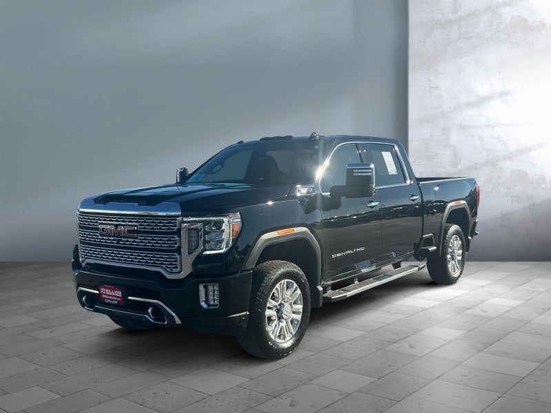 2023 GMC Sierra 2500 HD Denali in Onyx Black — front three-quarter view
