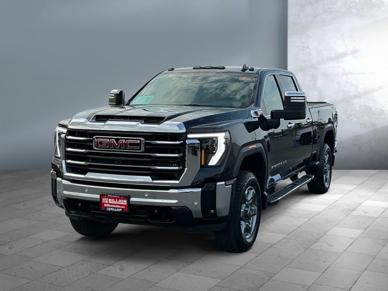 2025 GMC Sierra 2500 HD SLT in Titanium Rush Metallic — front three-quarter view