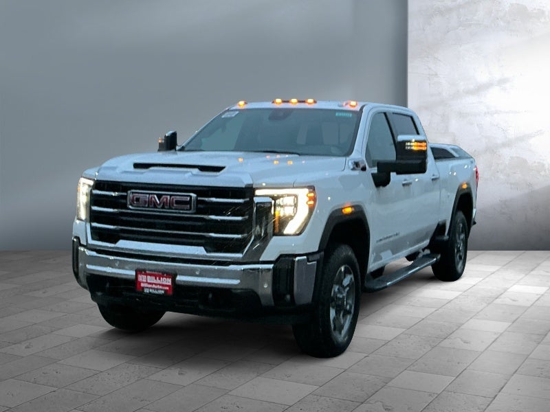 2026 GMC Sierra 2500 HD SLT in Summit White — front three-quarter view