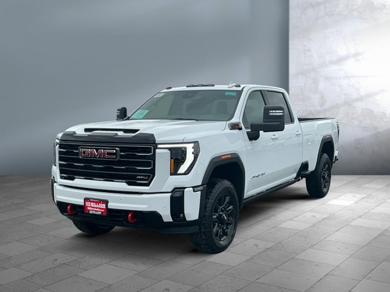 2026 GMC Sierra 3500 HD AT4 in Summit White — front three-quarter view