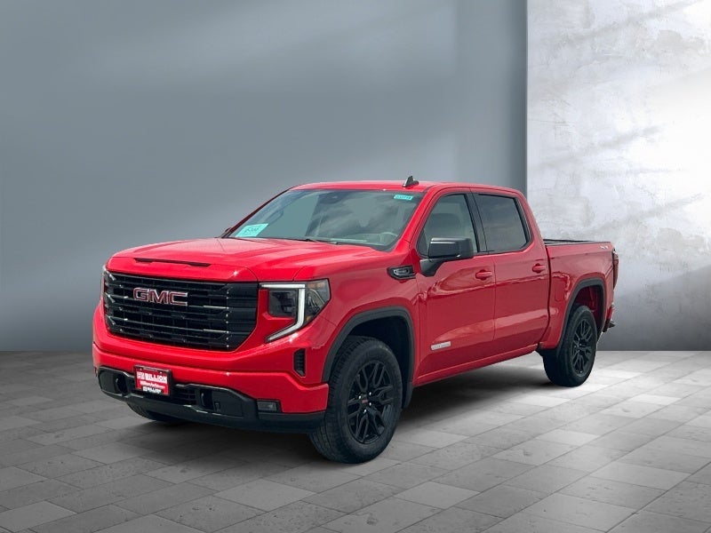 2026 GMC Sierra 1500 Elevation in Cardinal Red — front three-quarter view