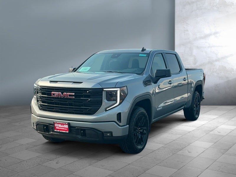 2026 GMC Sierra 1500 Elevation in Sterling Metallic — front three-quarter view