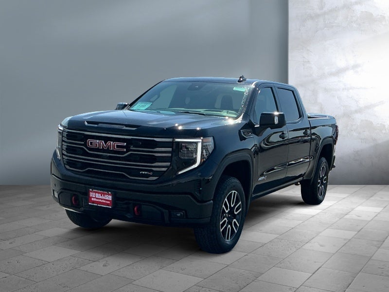 2026 GMC Sierra 1500 AT4 in Onyx Black — front three-quarter view