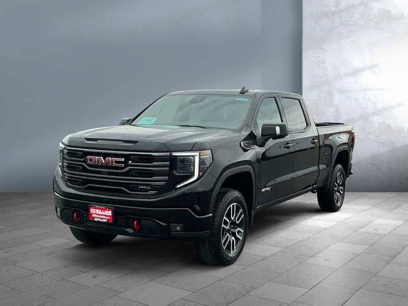 2026 GMC Sierra 1500 AT4 in Onyx Black — front three-quarter view