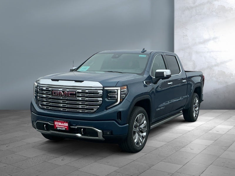 2026 GMC Sierra 1500 Denali in Downpour Metallic — front three-quarter view