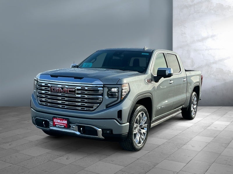2026 GMC Sierra 1500 Denali in Sterling Metallic — front three-quarter view