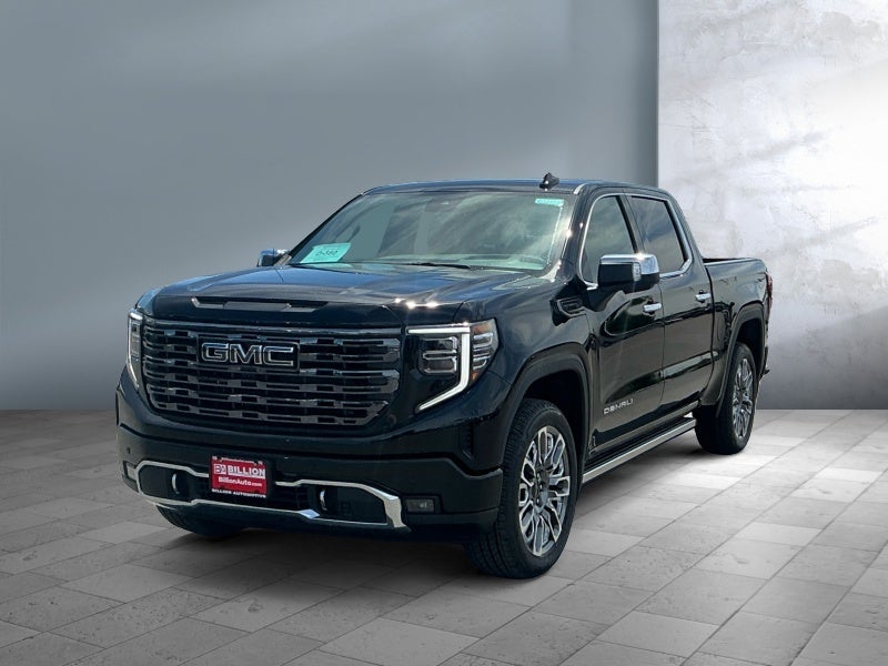 2026 GMC Sierra 1500 Denali Ultimate in Onyx Black — front three-quarter view
