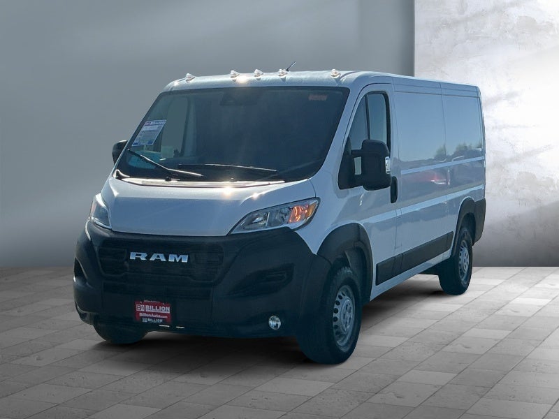 2025 RAM ProMaster Cargo Van Tradesman in Bright-White — front three-quarter view