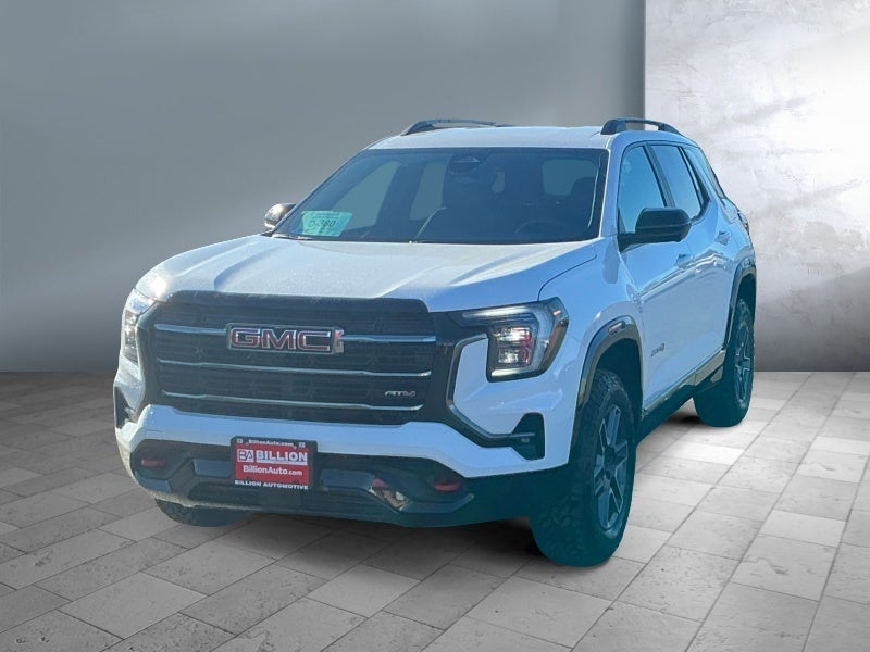 2026 GMC Terrain AT4 in Summit White — front three-quarter view