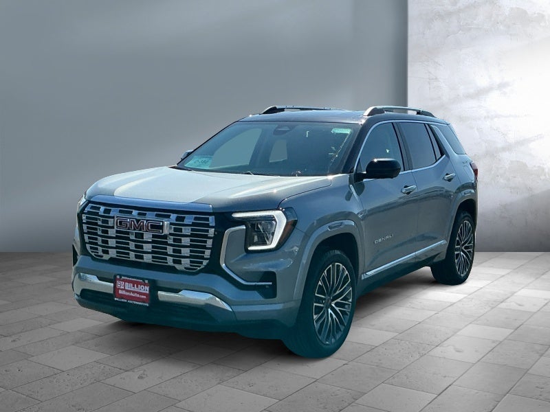 2026 GMC Terrain Denali in Sterling Metallic — front three-quarter view