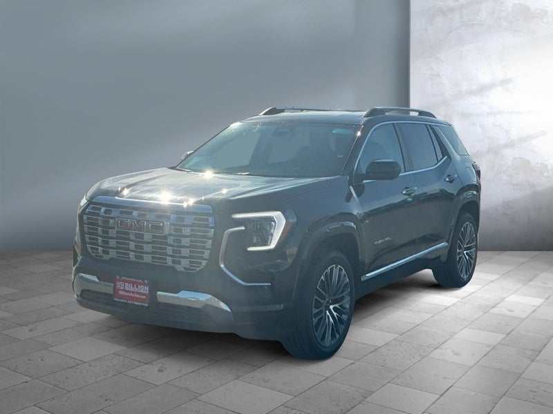 2026 GMC Terrain Denali in Ebony Twilight Metallic — front three-quarter view