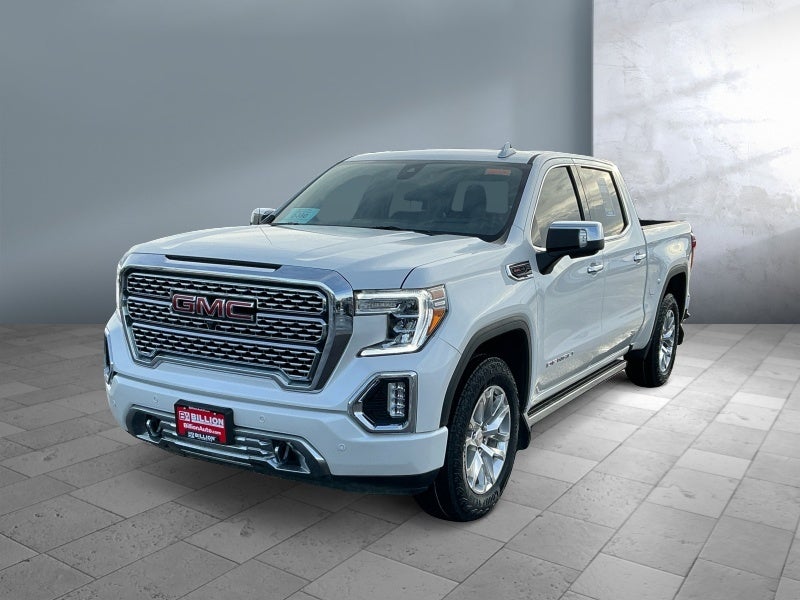 2022 GMC Sierra 1500 Limited Denali in White Frost Tricoat — front three-quarter view