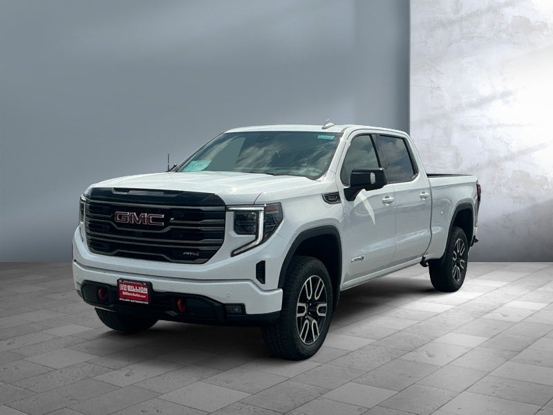 2026 GMC Sierra 1500 AT4 in Summit White — front three-quarter view