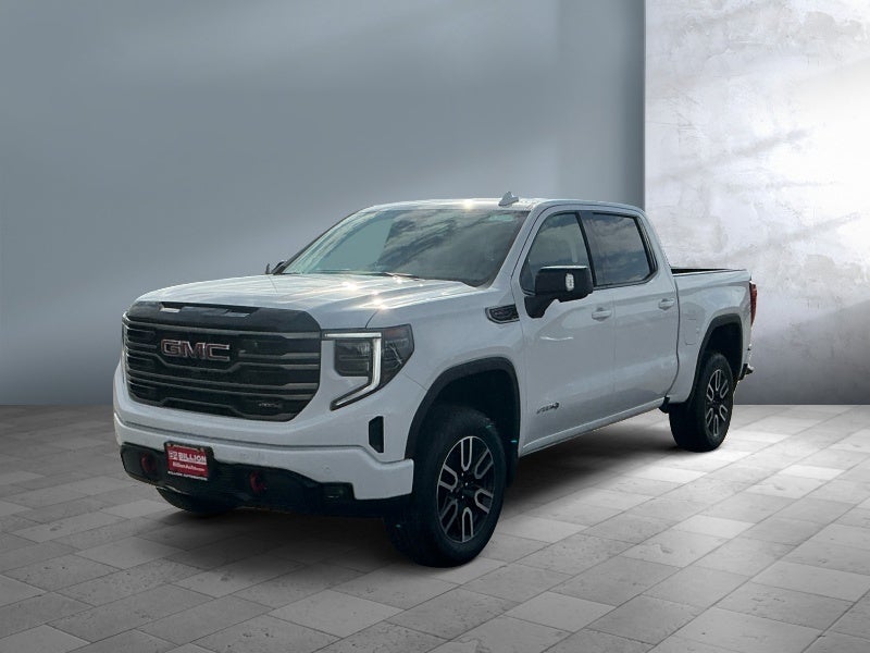 2026 GMC Sierra 1500 AT4 in Summit White — front three-quarter view