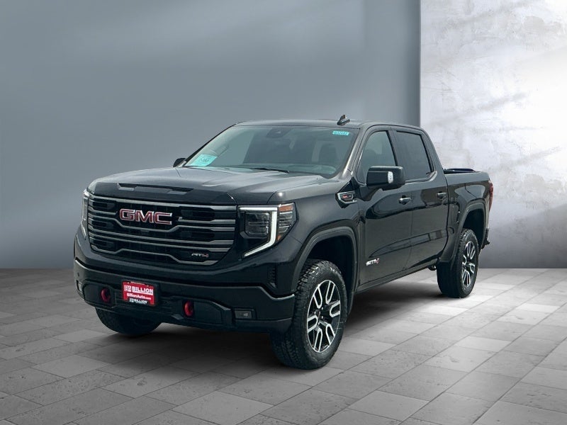 2026 GMC Sierra 1500 AT4 in Onyx Black — front three-quarter view