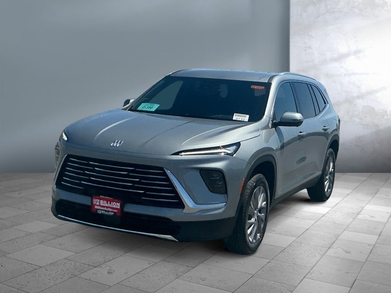 2026 Buick Enclave Preferred in Moonstone Gray Metallic — front three-quarter view
