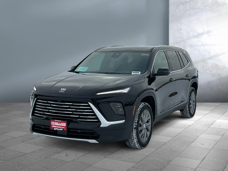 2026 Buick Enclave Preferred in Ebony Twilight Metallic — front three-quarter view
