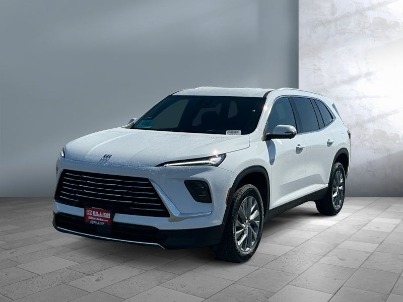 2026 Buick Enclave Preferred in Summit White — front three-quarter view