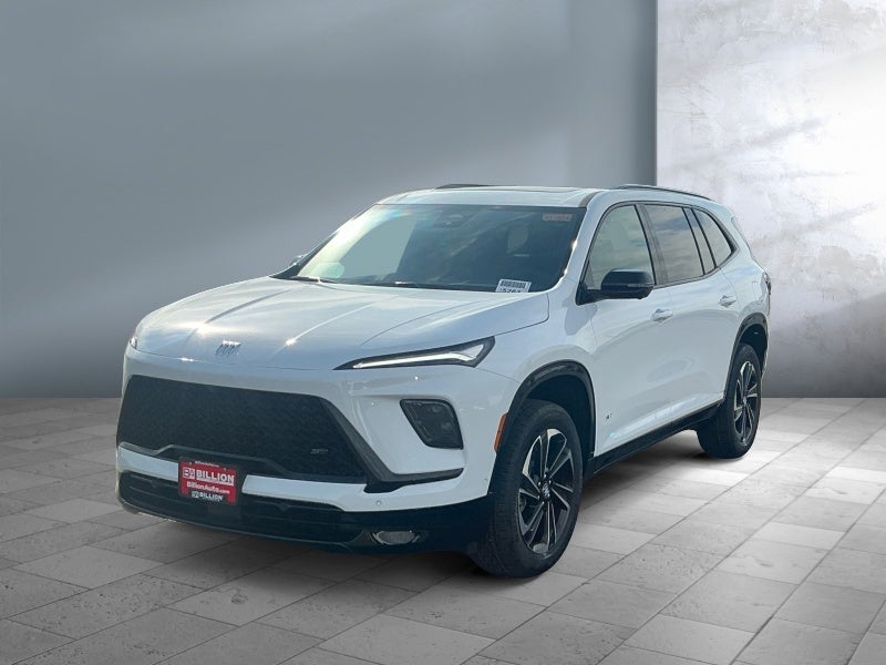 2026 Buick Enclave Sport Touring in Summit White — front three-quarter view