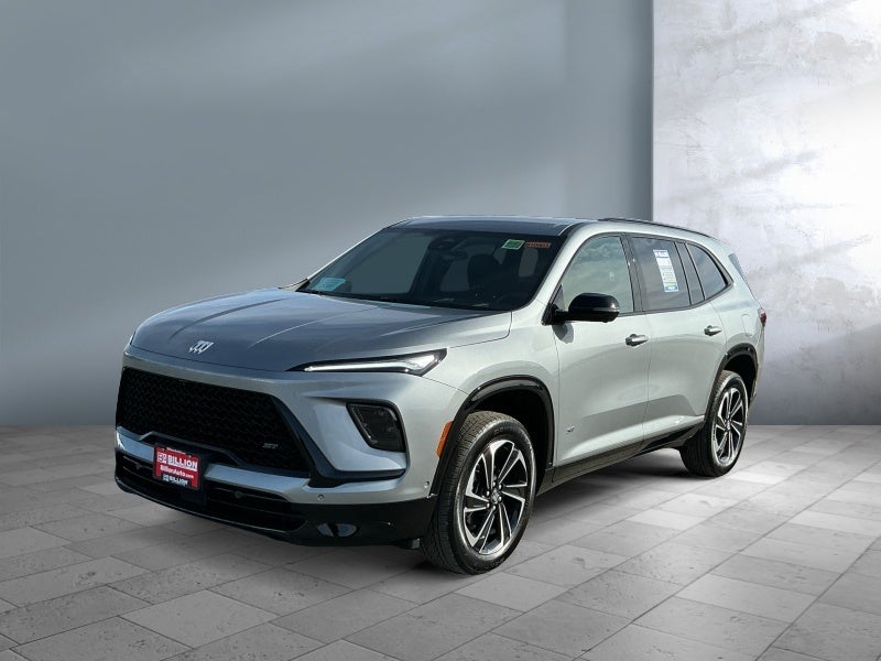 2026 Buick Enclave Sport Touring in Moonstone Gray Metallic — front three-quarter view