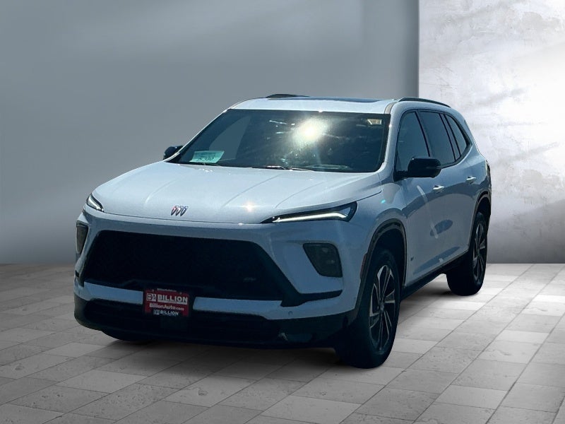 2026 Buick Enclave Sport Touring in Iridescent White Tricoat — front three-quarter view