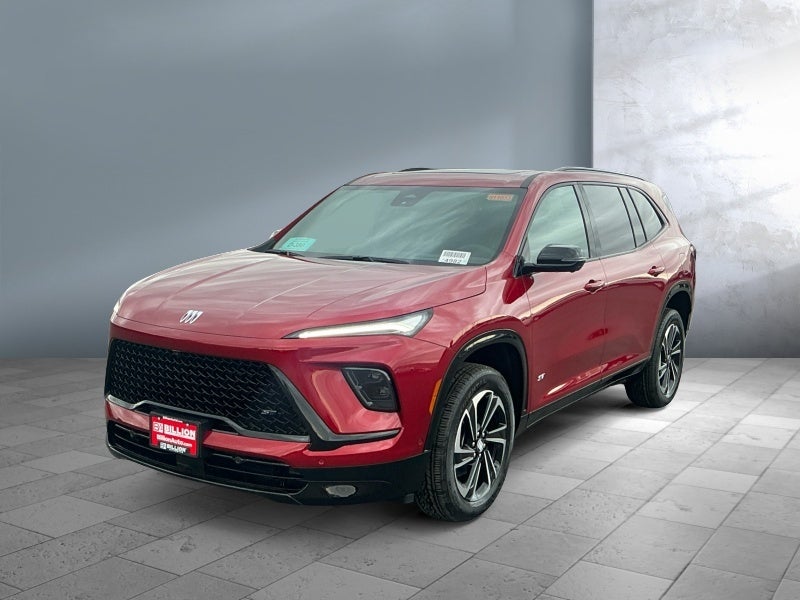 2026 Buick Enclave Sport Touring in Cherry Red Tintcoat — front three-quarter view