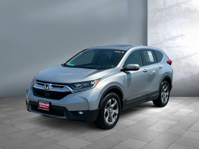 2019 Honda CR-V EX-L in White — front three-quarter view