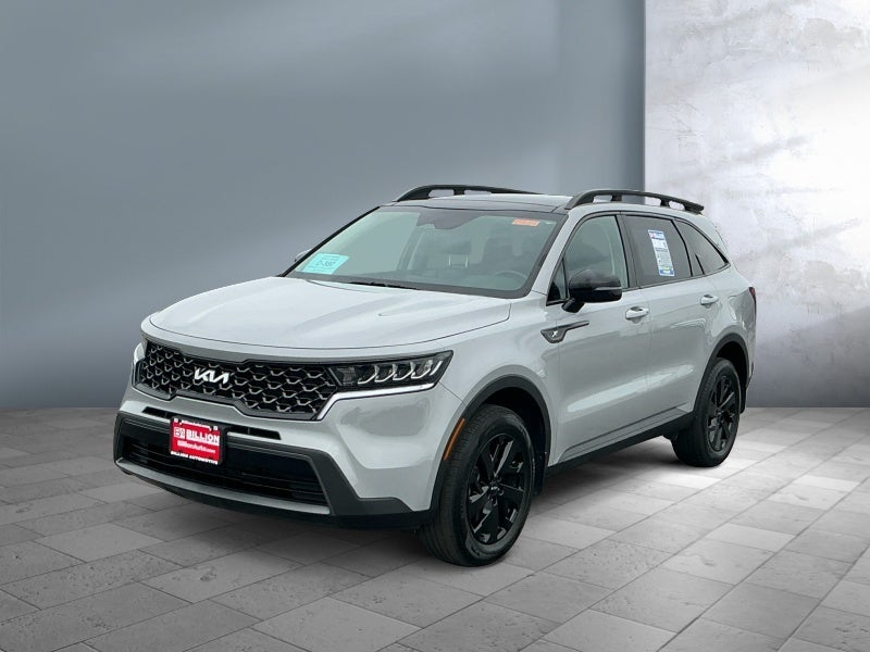 2023 Kia Sorento X-Line S in Gray — front three-quarter view