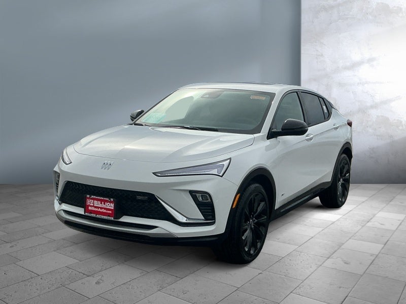 2026 Buick Envista Sport Touring in Summit White — front three-quarter view