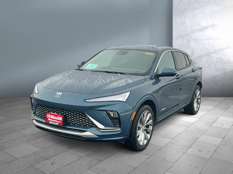2026 Buick Envista Avenir in Ocean Blue Metallic — front three-quarter view