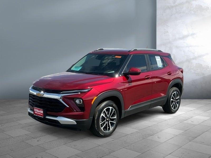 2024 Chevrolet Trailblazer LT in Crimson Metallic — front three-quarter view