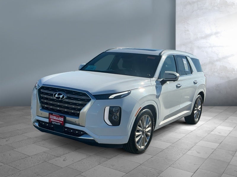 2020 Hyundai Palisade Limited in White — front three-quarter view