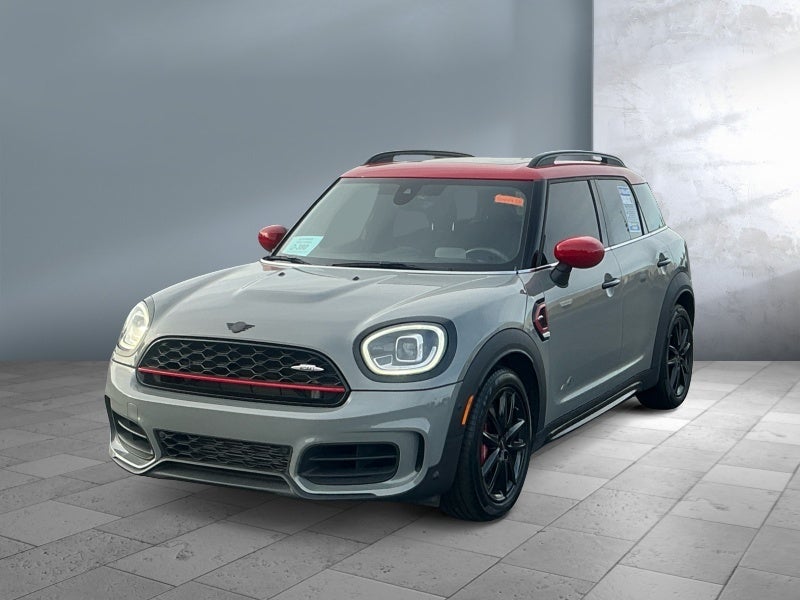 2022 MINI Countryman John Cooper Works in Gray — front three-quarter view
